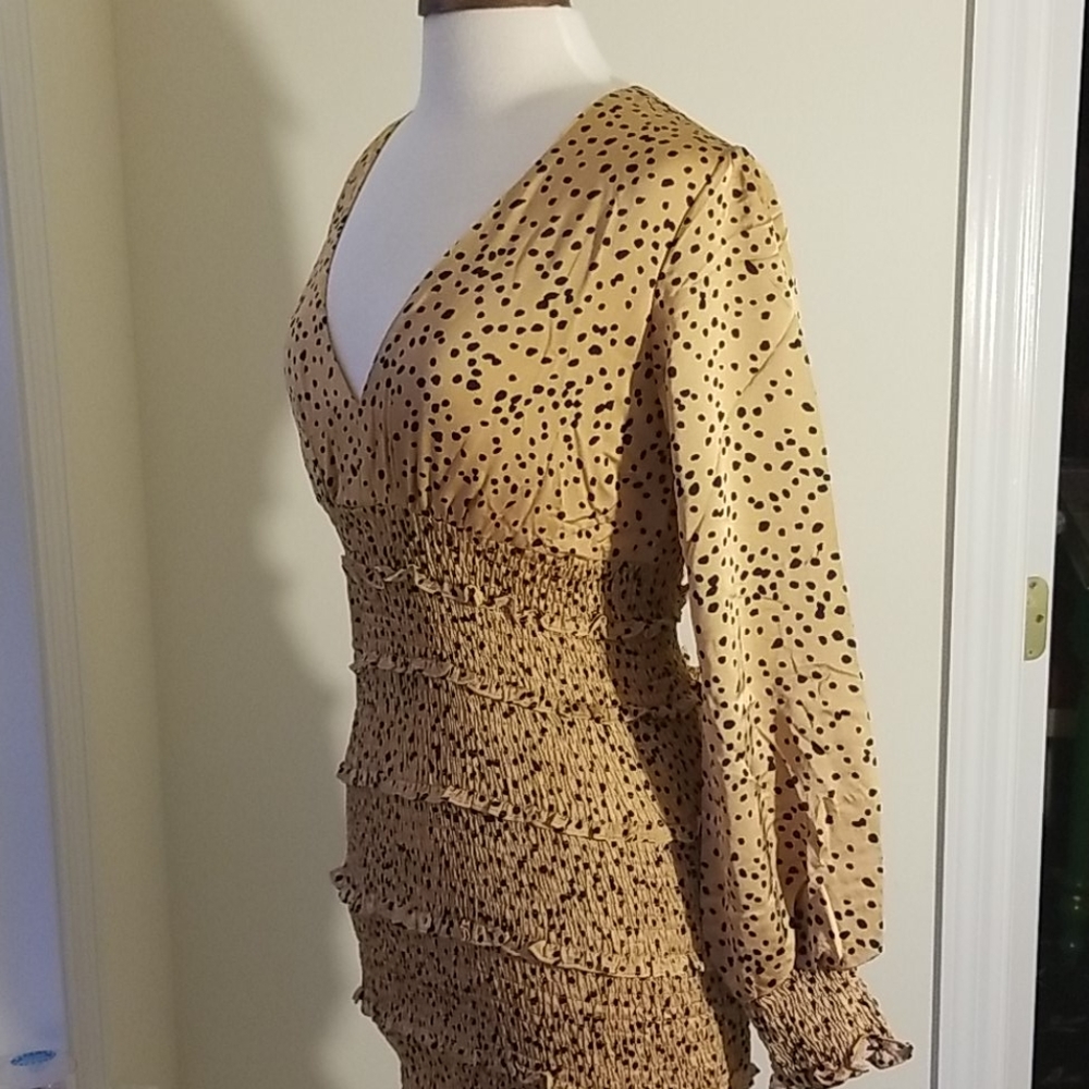 STYLE RACK Bodycon Ruffle Leopard Dress - Picture 9 of 12